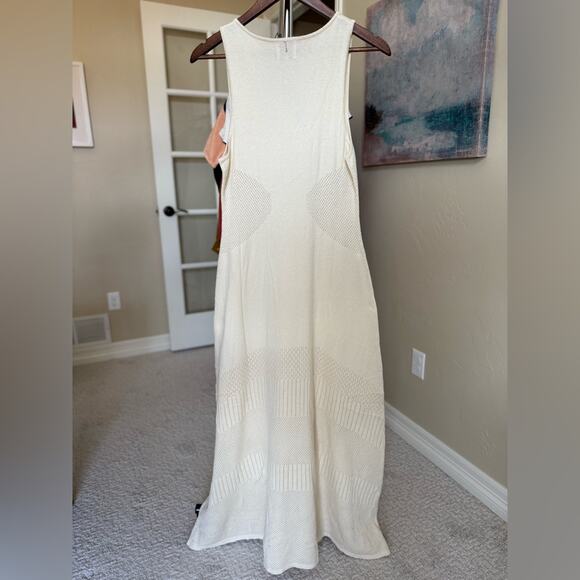 Women’s MISA Los Angeles Ivory Allison Knit Maxi Dress Extra Large XL - Picture 6 of 6